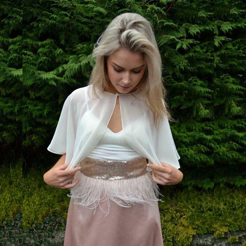 Chales de boda de gasa de talla grande para mujer, chaquetas formales, Boleros, capas, de boda