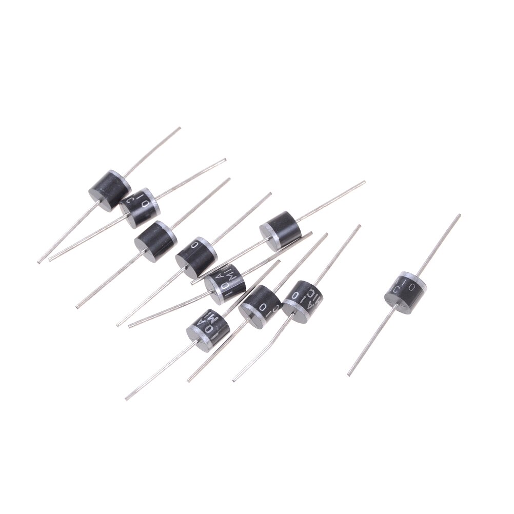 10pcs/lot 10.0 Amp 10a10 Silicon Rectifiers Rectifier Diode 10a 1000v R-6 10.0 Amp Silicon Rectifiers