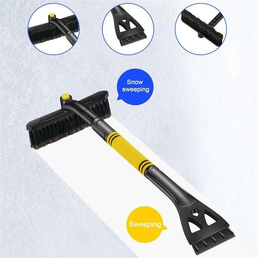 Auto Sneeuw Schraper Borstel 1PC Auto Sneeuw Ijs Removal Schop Intrekbare Borstel Schrapen Glas Vorst Winter Tool 1119 #30