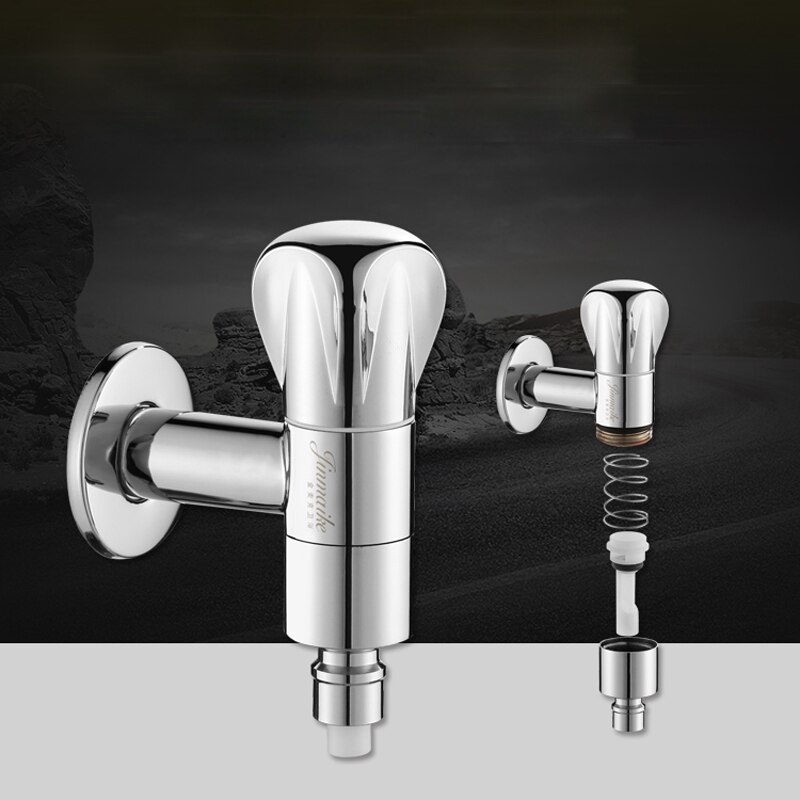Alle-kupfer intelligente waschmaschine wasserhahn automatische wasser halt pulsator trommel Universal- wasserhahn leck-beweis und flut-beweis