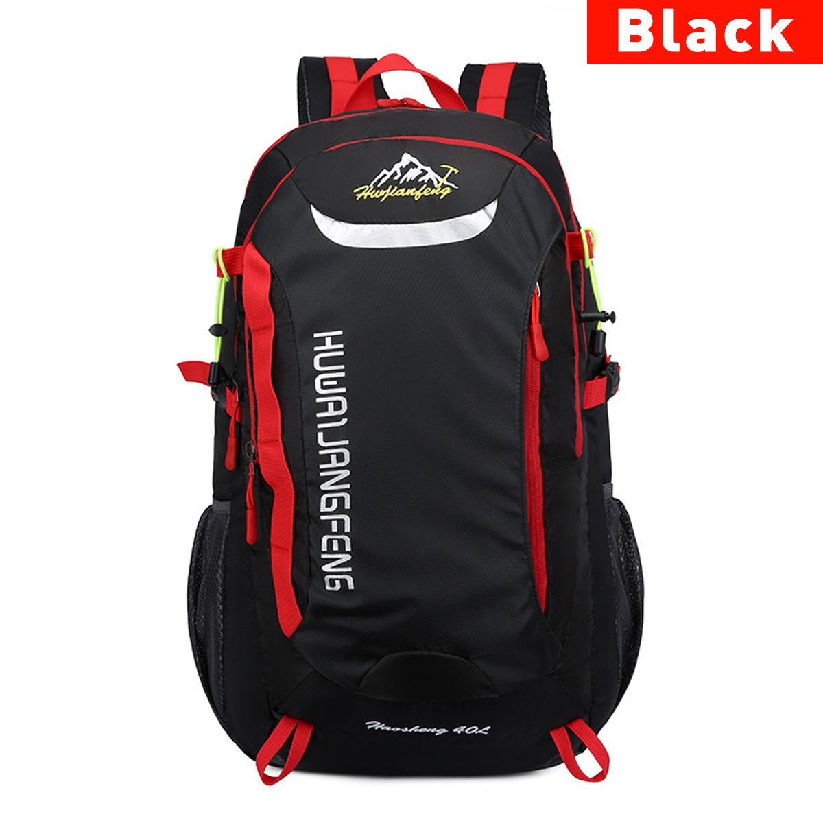 20L Outdoor Sports Mountaineering Backpack Camping Hiking Trekking Rucksack Travel Waterproof Cover Bike Bags for Women Men: Black