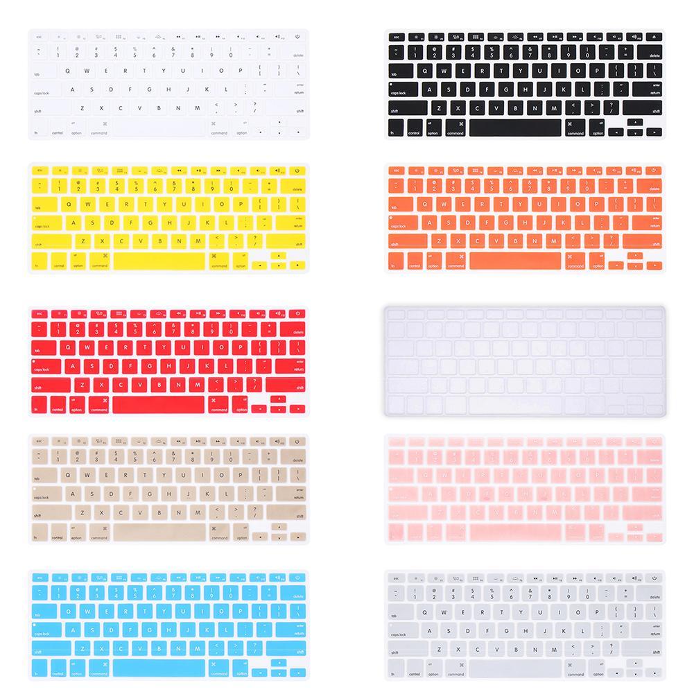 10 Kleuren Zachte Siliconen Toetsenbord Cover Sticker Film Voor Macbook Pro Air 13 "15" 17 " of Ouder) computer Accessoires