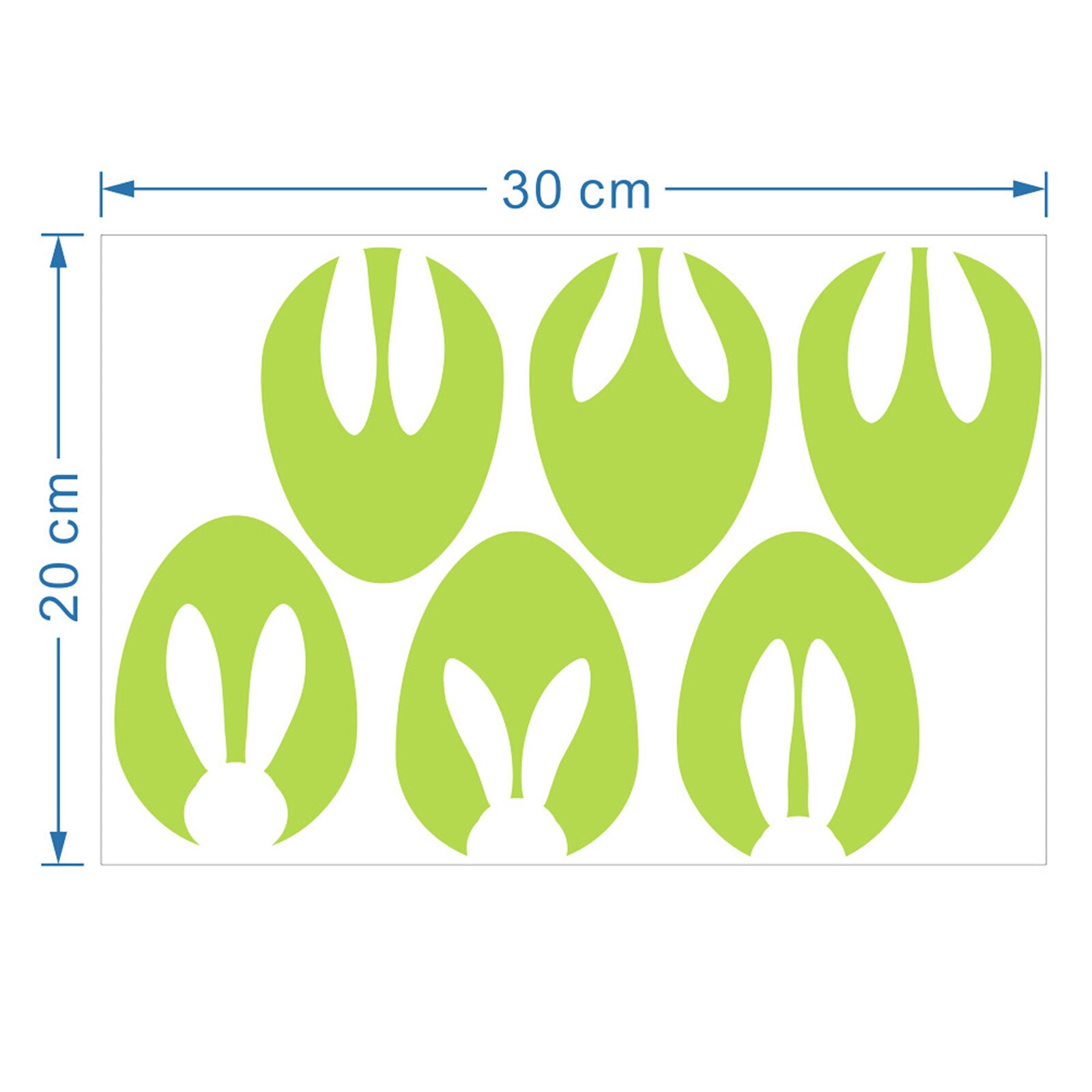 Gloeiende Bunny Pvc Sticker Plafond Thuis Slaapkamer Muur Sticker Pasen Woondecoratie Kantoor Venster Sticker