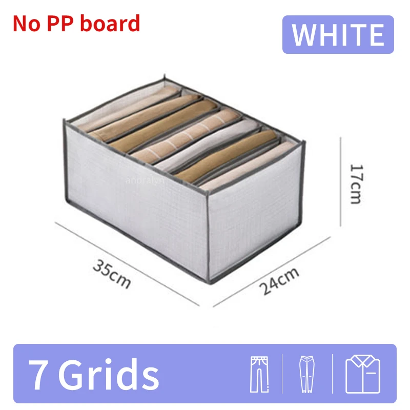 Closet Pants Organizer Cabinet Storage Organizer Box Storage Clothes Organizer For Underwear Sock Shirt Jeans Pants Organization