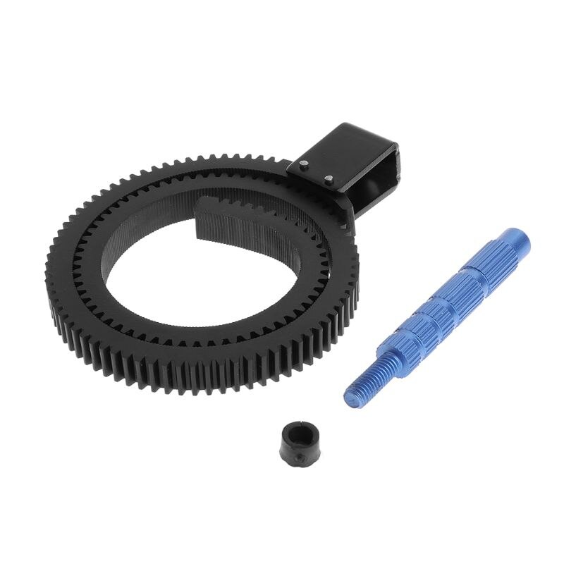 Cinto de anel de engrenagem flexível manual ajustável para câmera dslr siga lente zoom foco l41f