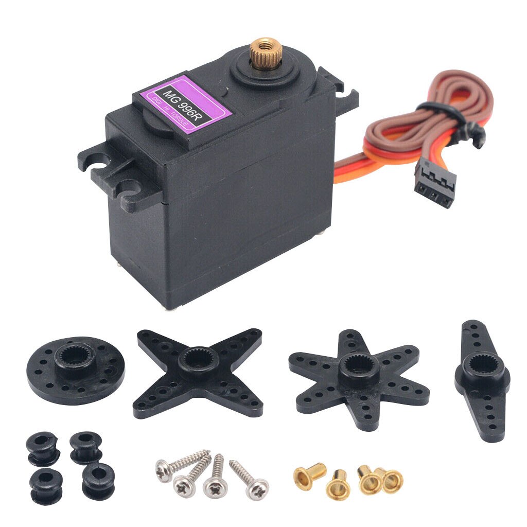 Mg996r High Torque Metal Gear Servo Standard Servo For Rc Helicopter Car Robot Diy Gear Servo Motor Big Torque Mg996r Set