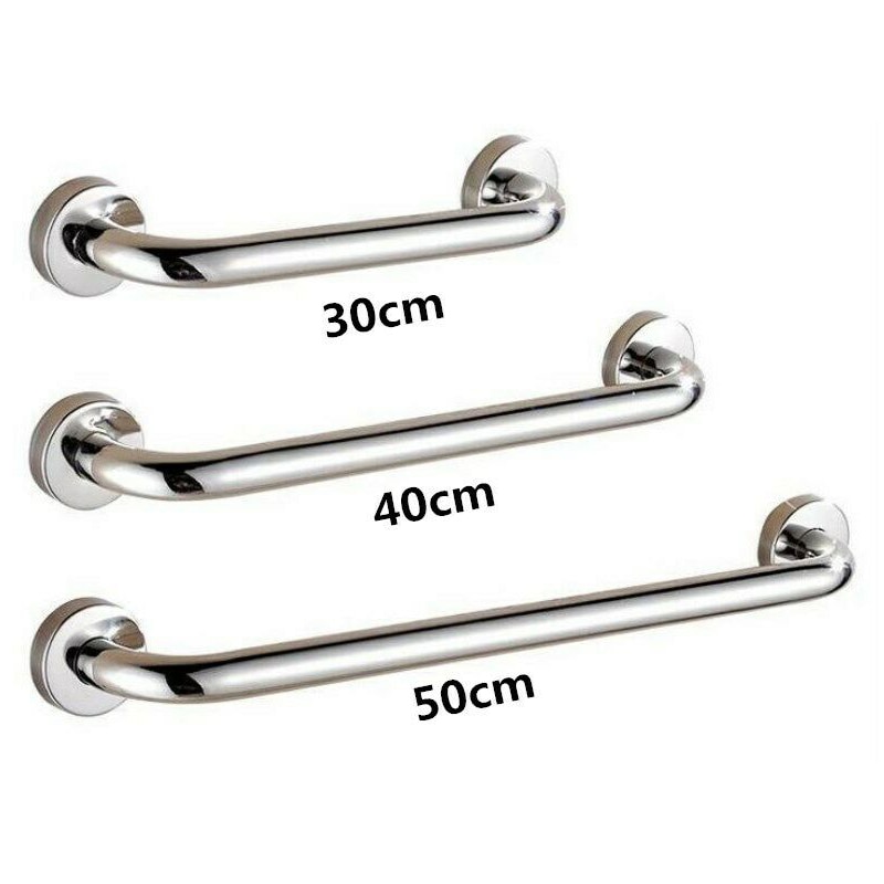 304 stainless steel bathroom bathtub handrails 30/40/50/60cm disabled elderly non-slip barrier-free bathroom toilet safety rails