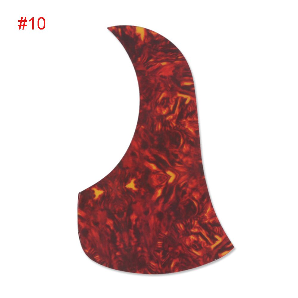 1 Pc Professionele Folk Akoestische Gitaar Slagplaat Zachte Kras Plaat Zelfklevende Pick Guard Sticker Voor Akoestische Gitaar: YELLOW