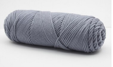 Fil de soie naturel doux, 500 g/lot, fil épais pour tricoter, laine bébé, crochet, écharpe, pull, fil de tissage,: 16 midlegray