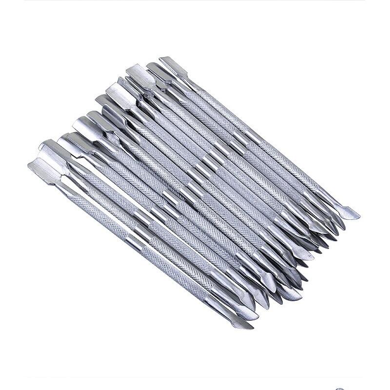 Addfavor negle skønhedsværktøj sæt negle neglebånd pusher manicure frugt neglelakfjerner cap klip makeup servietter bomuldstilbehør