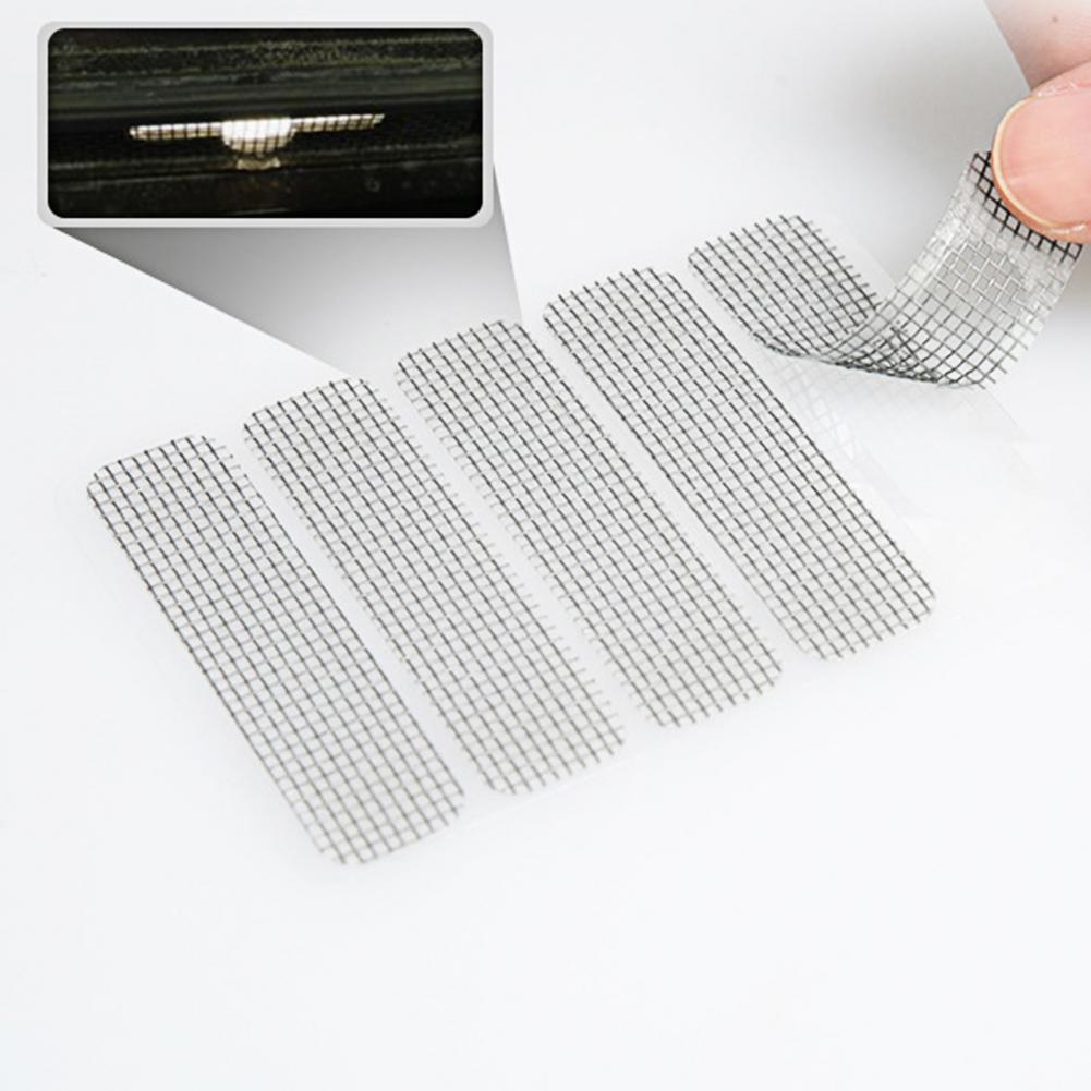 10Pcs Window Patches Self-adhesive DIY Fly Screen Repair Patches for Home Anti-mosquito Flies Door Window Supplies