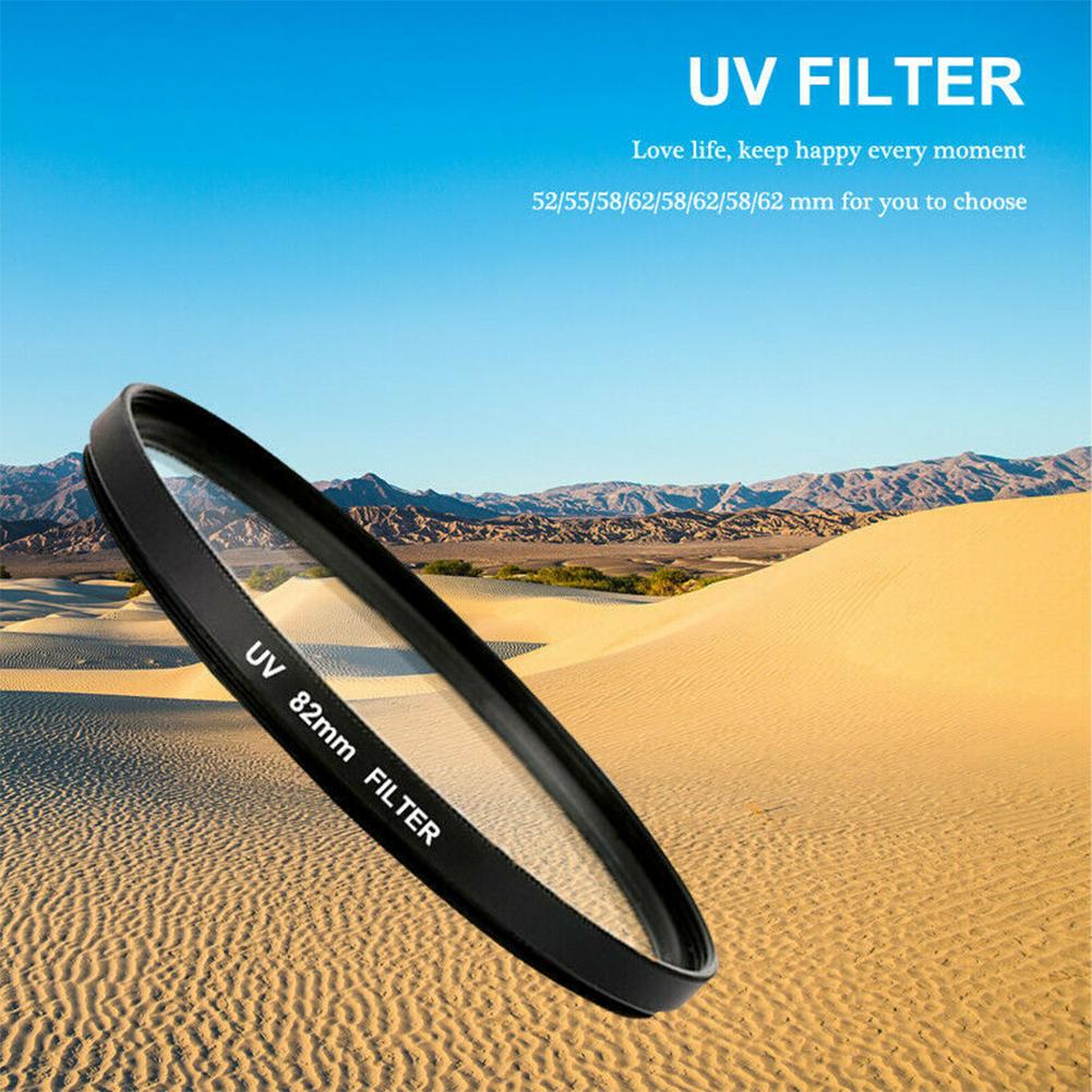 Obiektyw aparatu Uv filtr cyfrowy osłona obiektywu akcesoria 55mm/58mm/62mm/67mm/72mm/77mm