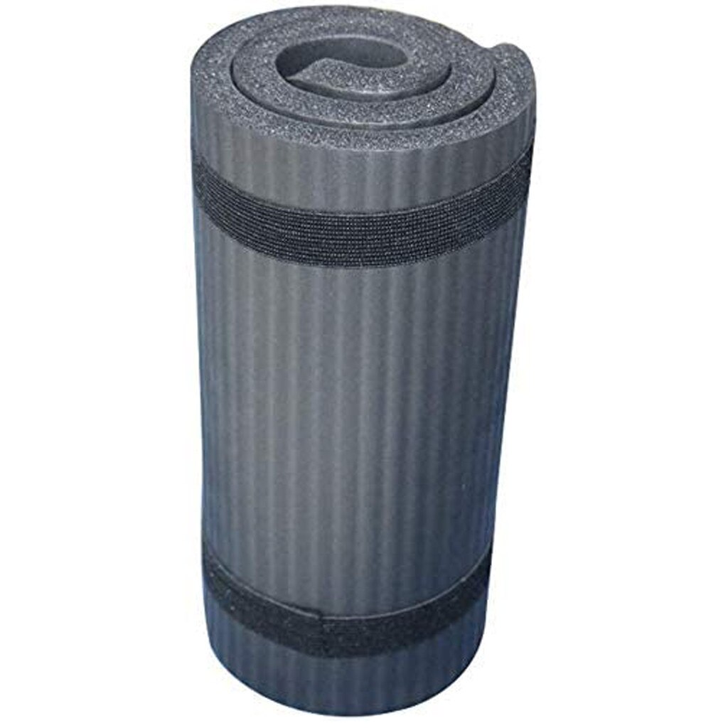 60x25x1.5cm coussin de roue abdominale Support plat coudière coussin auxiliaire Fitness tapis de gymnastique matelas pliable tapis de sport # T1G: Black