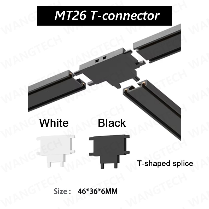 T26 Magnetisch Spoorlicht Opbouw Stukadoors Aluminium Rail LED DC48V Thuisassistent Thuis Woonkamer 1,5 m/2 M Zwart Wit: donkergeel / 12w / Beige