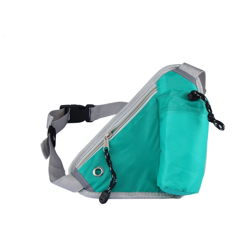 3 farver foldbar sportstaske vandtæt gymnastiktaske løbe-taljetaske til mænd/kvinder pakkebar duffel-sportstaske rejserygsæk 30: Lysegrøn