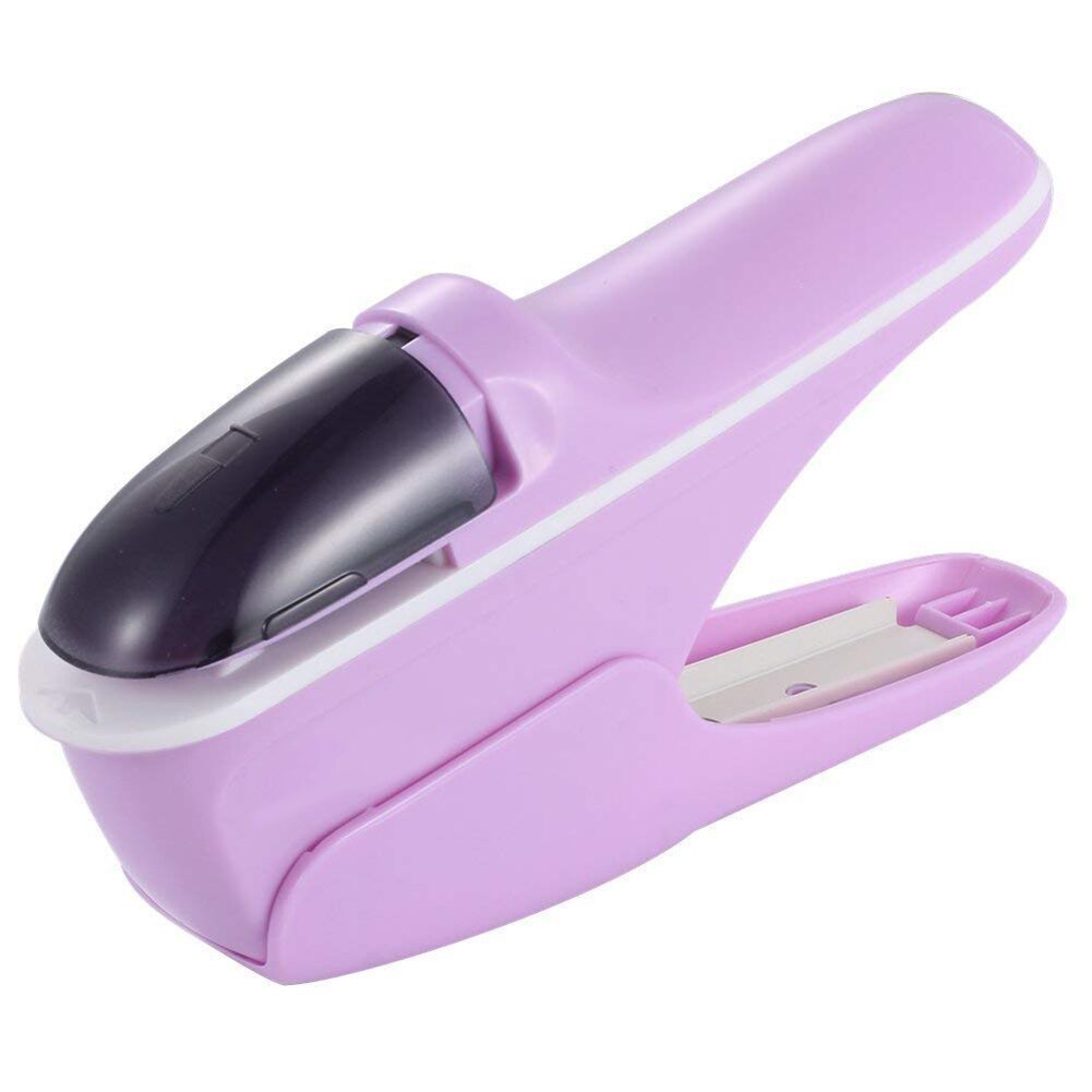 ABS Stapleless Stapler Paper Binder Binding Machine Office Home School Stationery for School Shop Home Office