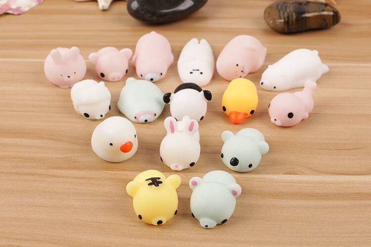 Cute Mochi Cat Squeeze Healing Fun Kids Kawaii Toy Stress Reliever Decor Funny Toys For Kids Giocattoli divertenti per bambini