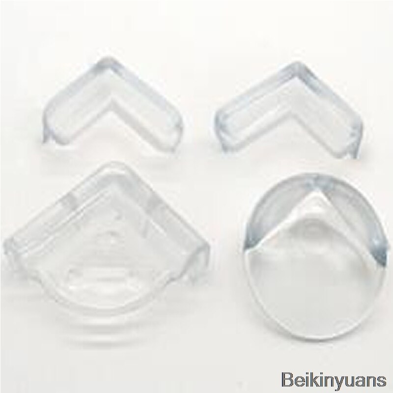 Corner Children's Anti-collision Corner Corners Table Protector Transparent Home Kitchen 4 Pieces / Set of Baby Cabinet Lock
