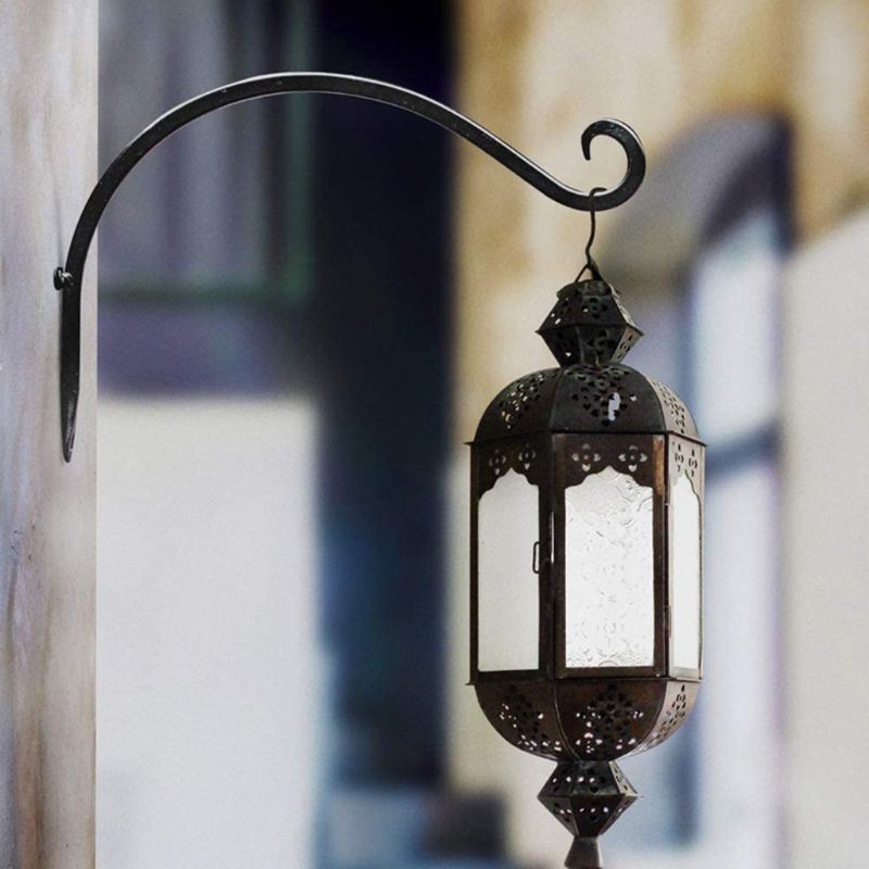 Nordic Wall Hanging Flower Pot Support Plant Bracket Hook Hanger Balcony Decor