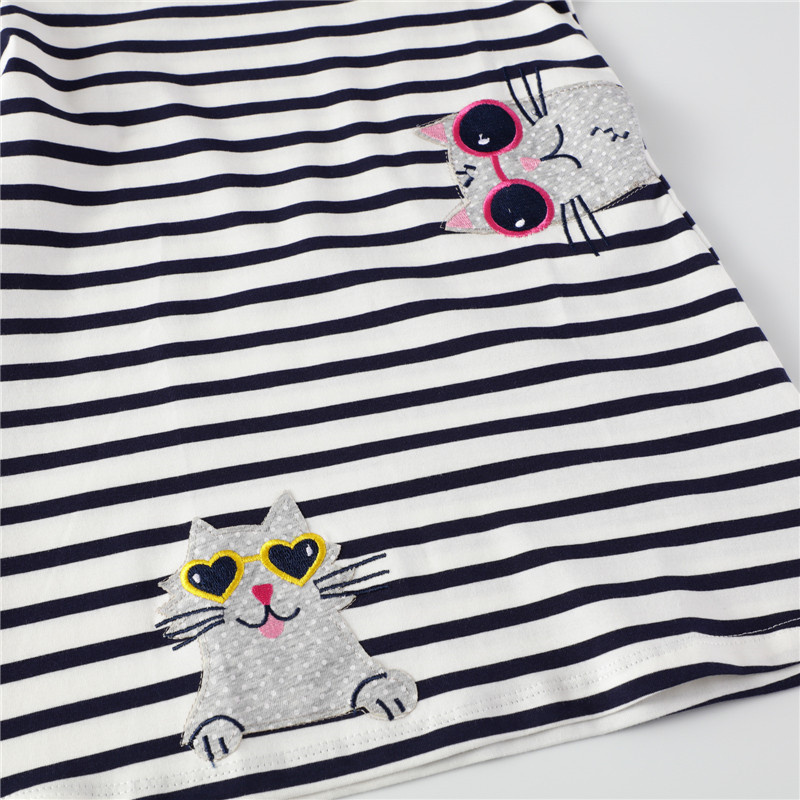 Metri da salto abiti da principessa per bambini con Applique giraffa abiti da festa per ragazze estive carine abiti per bambini di moda vendita calda