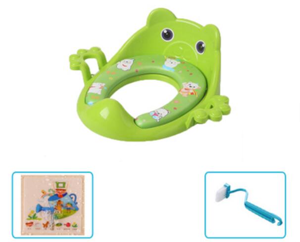 Cheap baby potty seat toilet seat ring children portable toilet seat auxiliary soft toilet cover: Gold
