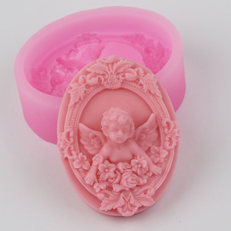 DIY Handmade Angel Shape Soap Mold Soap Making Sil... Grandado