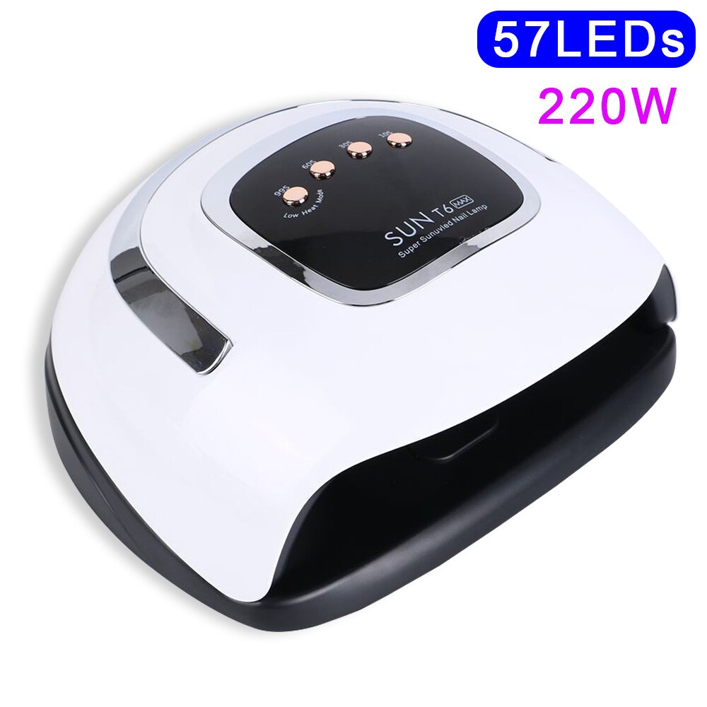 SUN T6 MAX – lampe UV à 57 led pour sécher tout vernis à ongles Gel UV, avec four à détection de mouvement, outil de manucure, nouveauté: SUN T6 MAX
