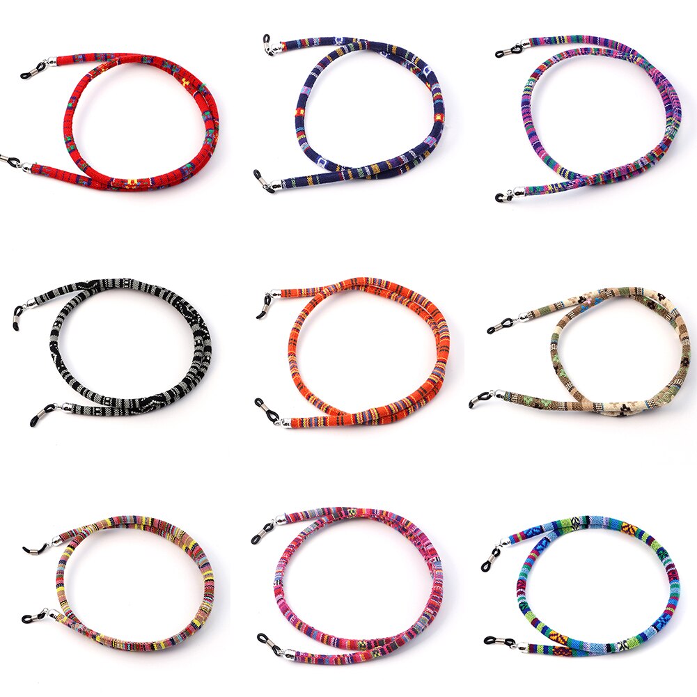 Eyeglass Sunglasses Cotton Neck String Cord Retainer Strap Eyewear Lanyard Holder High-End Ethnic Rope Glasses Chain