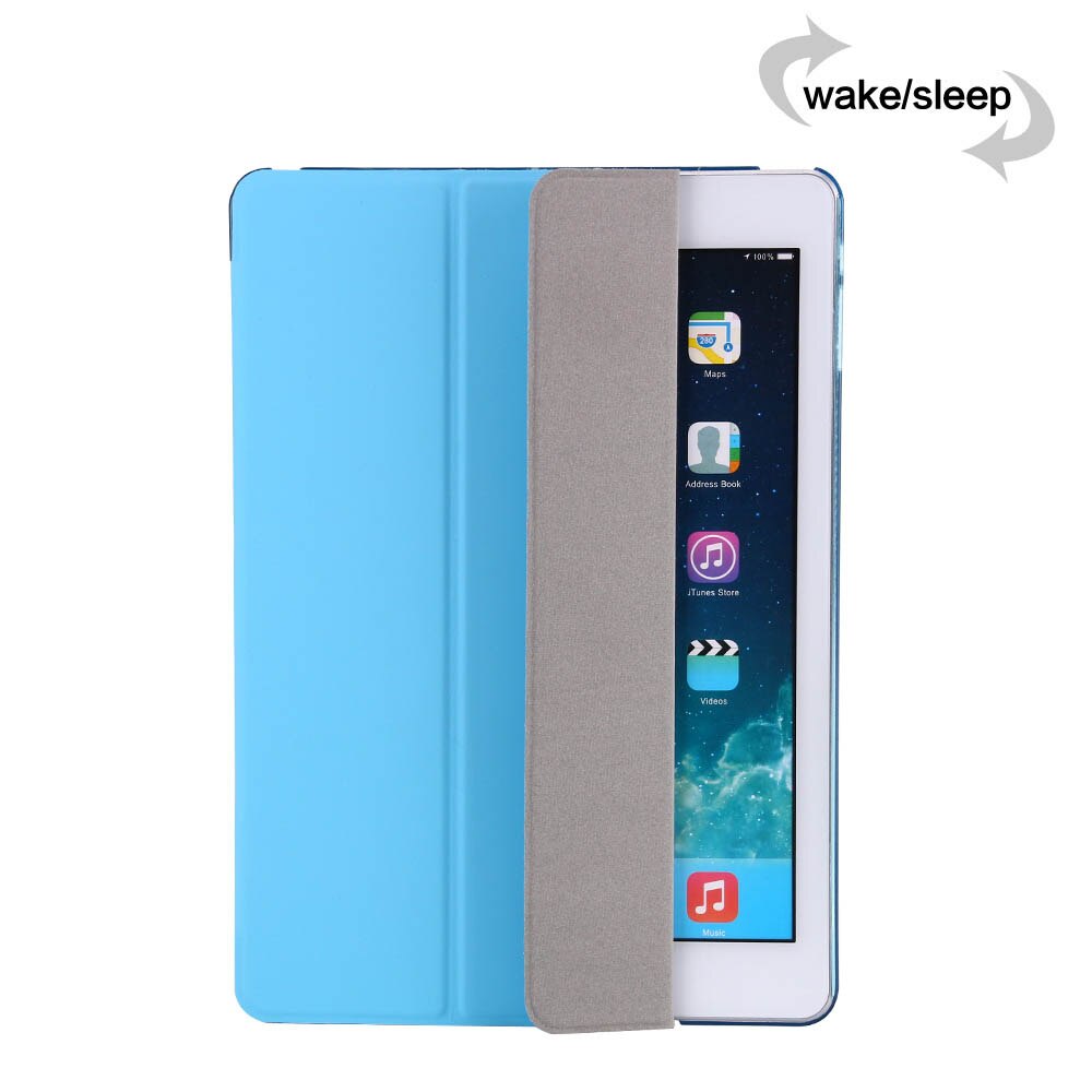 de 9,7 pulgadas caso para Apple ipad aire de 9,7 pulgadas de aire/aire 2 retina Ultra Slim Auto cubierta ipad cubierta: Light Blue