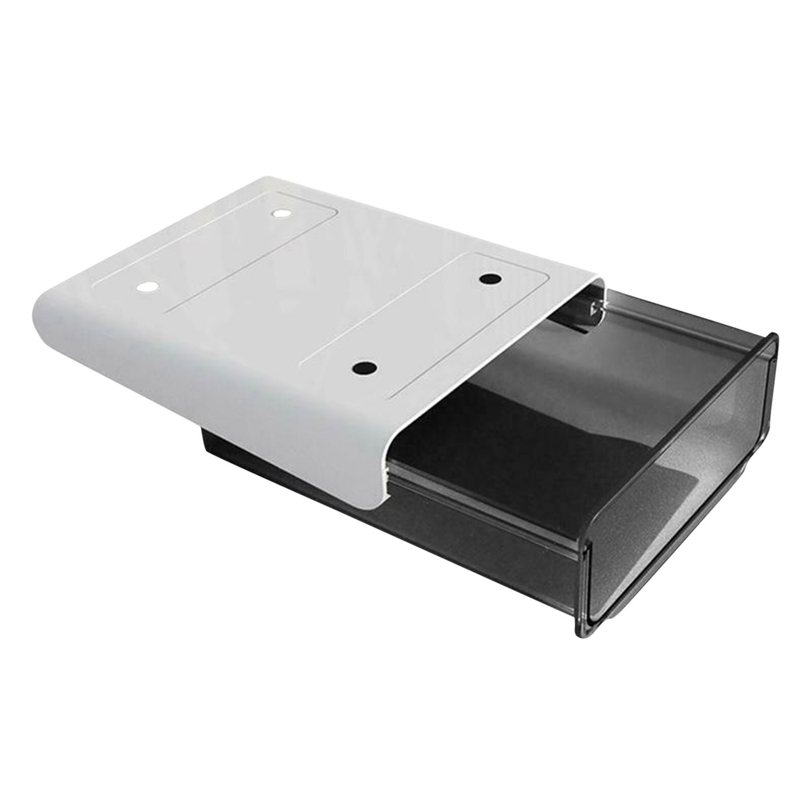 Under Desk Table Drawer Tray Organizer Hidden Storage Box Self Adhesive Office: A