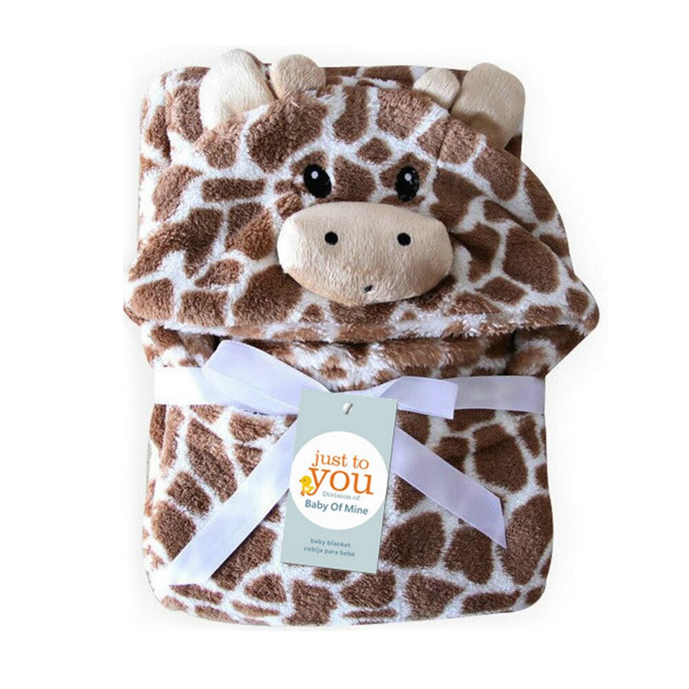 1pc confortable bébé peignoir mignon Animal dessin animé bébés couverture enfants à capuche peignoir enfant en bas âge bébé serviette de bain: Coffeecow