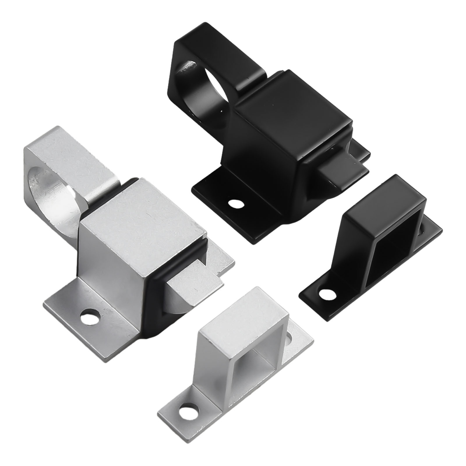 Pestillo de puerta de cierre automático, pestillo de aleación de aluminio, anillo de tracción, perno de puerta de rebote de resorte para pestillo de seguridad de puerta de ventana