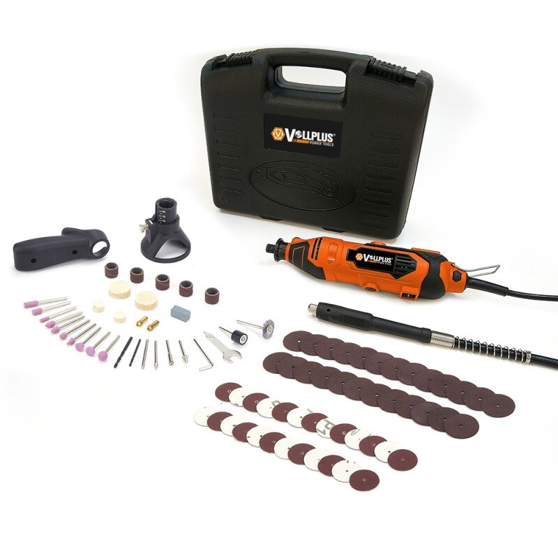 Mini Taladro Eléctrico de 135W Kit 80 Piezas Amoladora Rotatoria Multifunción