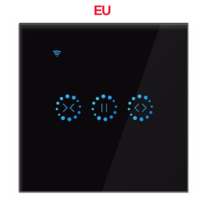 Cortinas persianas elétricas para smart home., cortinas com wifi e aplicativo tuya, controle de voz alexa, google home.: Black EU