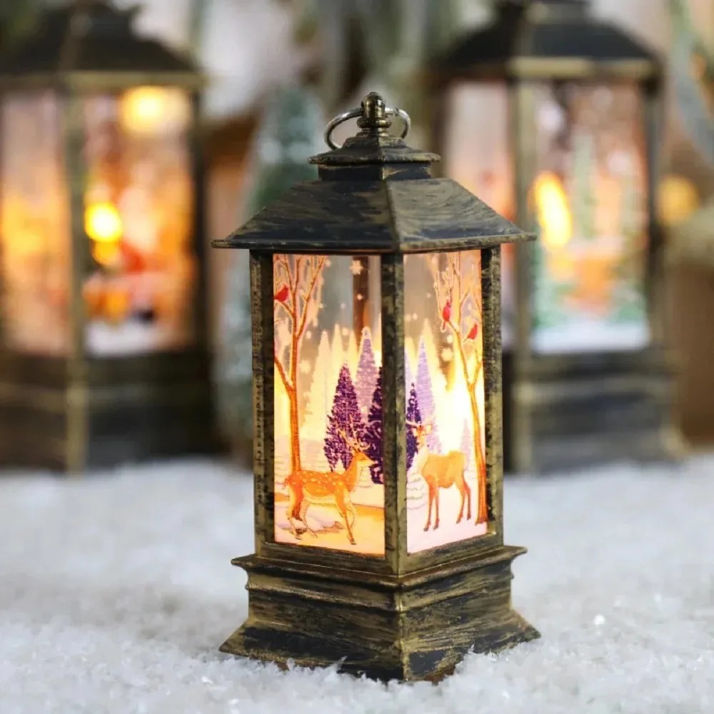 Weihnachten Wind Lampe Kerze Tisch Lampe Kleine... – Grandado