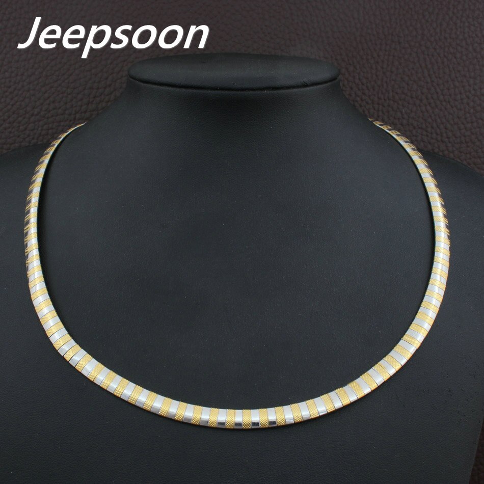 6MM Accessories Stainless Steel Jewelry 400mm and 450mm Long Torques Necklaces for women NBJGACFG