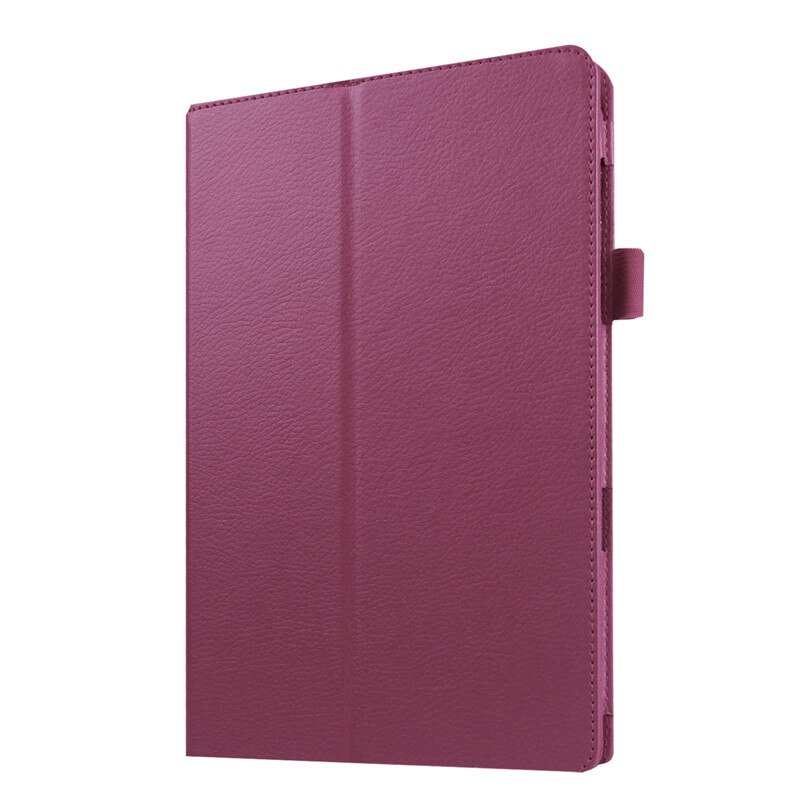Pu Leather Case Voor Samsung Galaxy Tab Een A6 7.0 "T280 T285 SM-T280 SM-T285 Covers Case Tablet Business Flip stand Shell Funda: purple