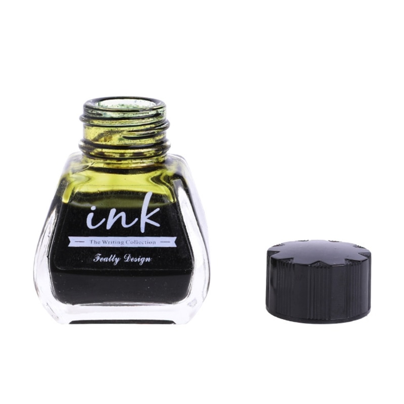 1 Bottle Pure Colorful 30ml Fountain Pen Ink Non-carbon Refilling Inks Stationery School Office Supplies