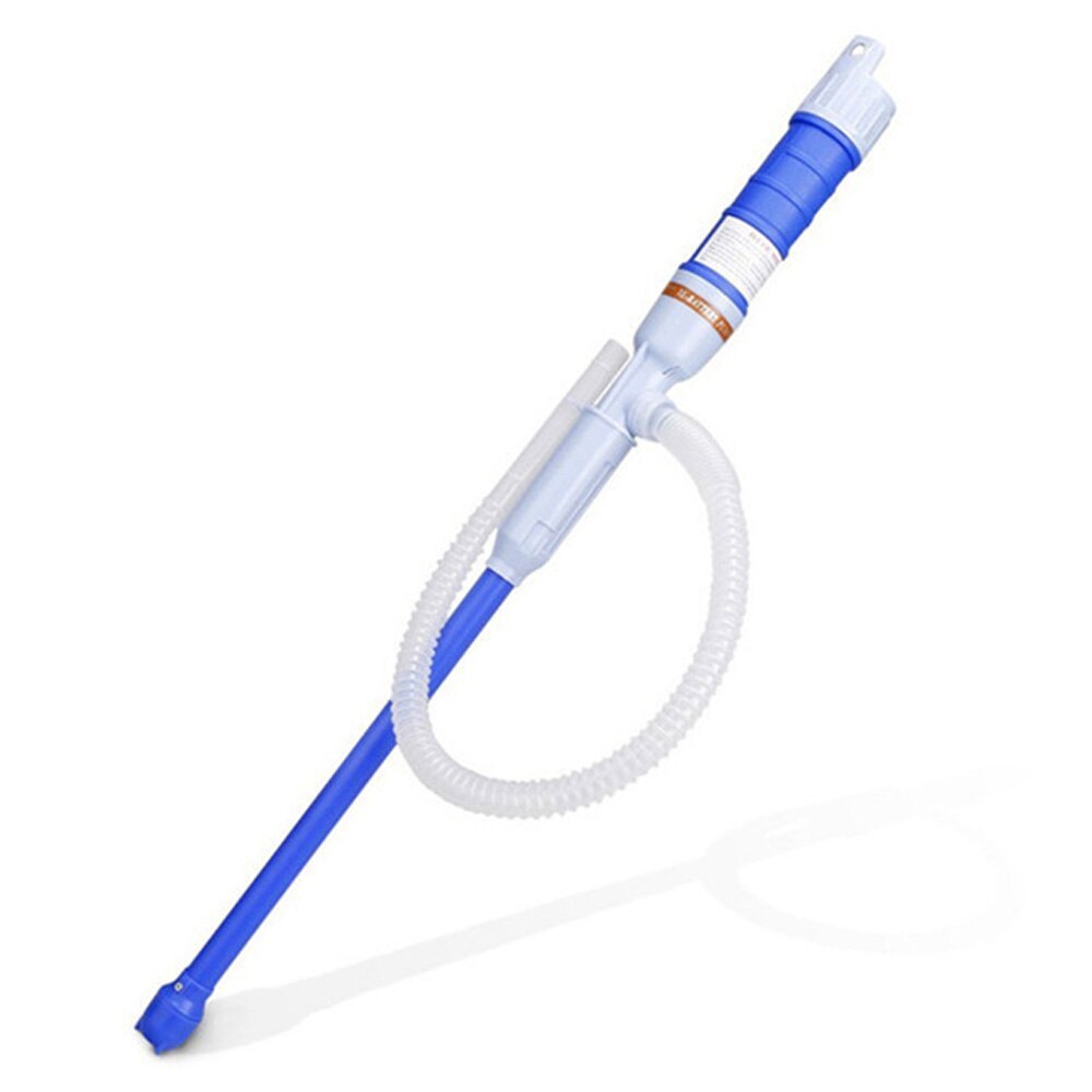 Pompe à Siphon électrique portative sans fil (sans batterie), pour réservoir de poisson, à main, à gaz, huile et eau: Bleu