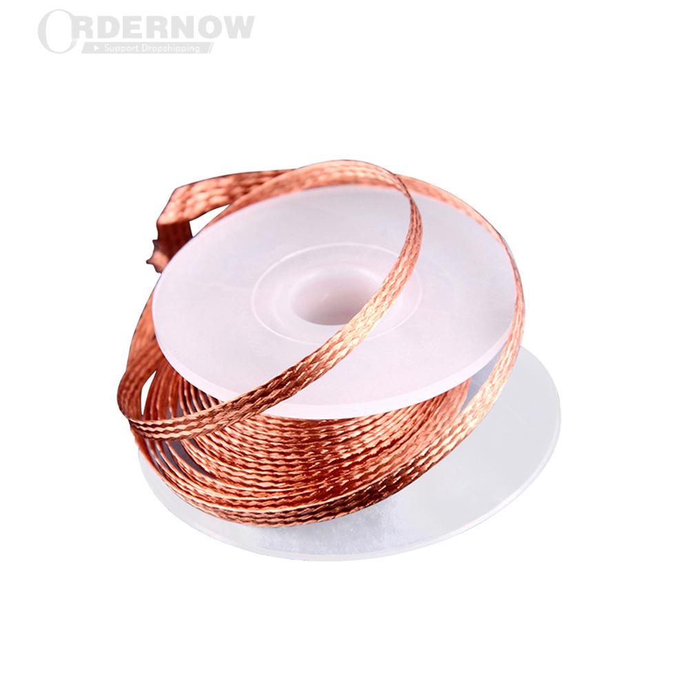 Desoldering Braid Wire Welding Solder 1.5mm 2mm 2.5mm 3mm 3.5mm Width Remover Wick Wire Lead Cord for Soldering