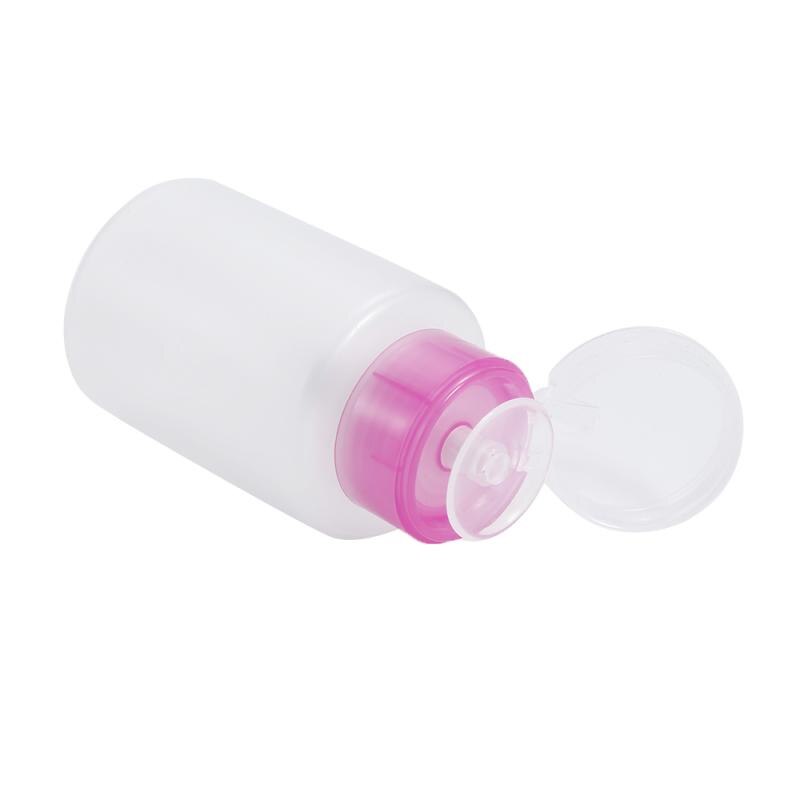 150 Ml Transparante Hervulbare Flessen Handige Vloeibare Container Nagellak Remover Lege Fles Druk Pumping Dispenser Container