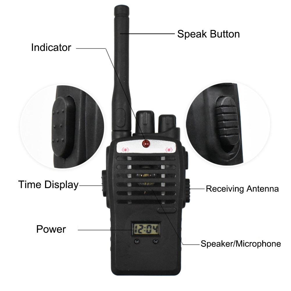 Duurzaam 2 Stuks Draadloze Walkie Talkie lichtgewicht Kinderen Kids Elektronische Interphone Intercom Speelgoed Set рация