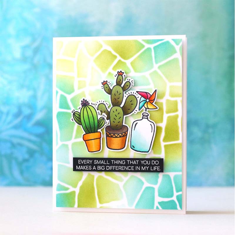 Stone Wall Pattern Background Plastic Stencil for Scrapbooking Decor DIY Card Craft Template Painting Sheet 6x6 inch