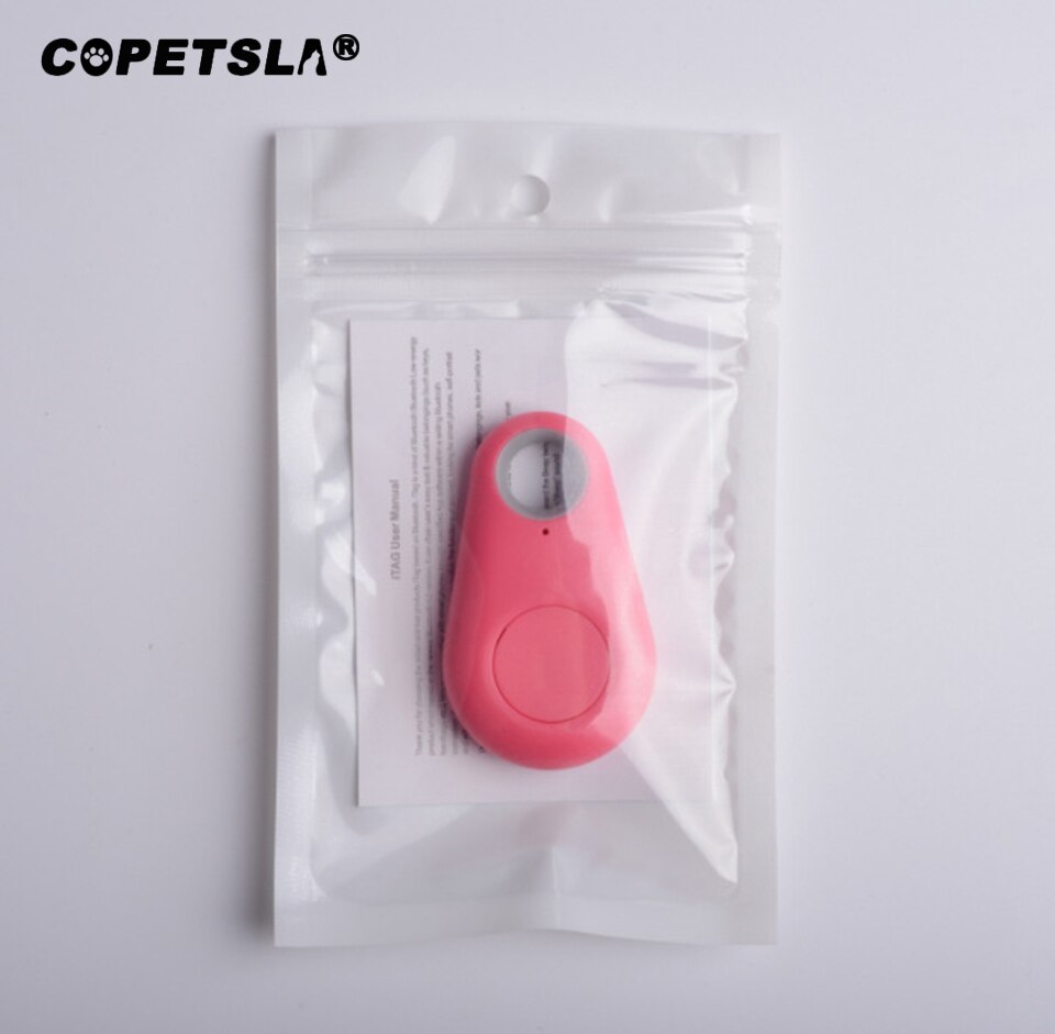 Copetsla 1 sztuk Pet inteligentny lokalizator Bluetooth pies GPS kamera lokalizator pies przenośny Alarm Tracker dla brelok etui wisiorek: Pink A with battery