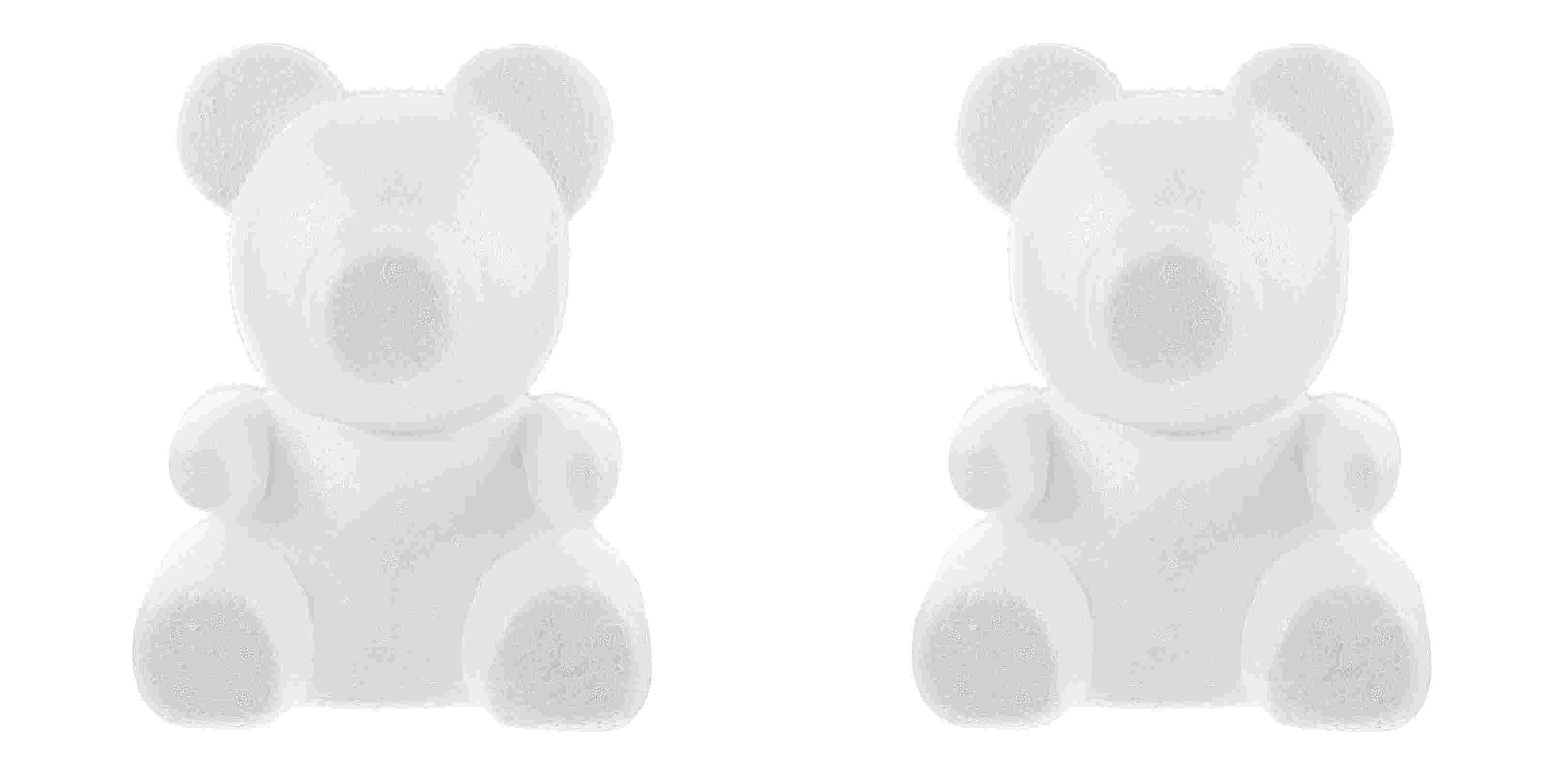 Beer Vormige Piepschuim Diy Polystyreen Modelling Voor Ambachten Diy Beer