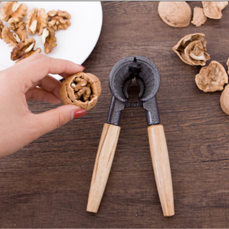 Nutcracker Sheller Crack Almond Walnut Pecan Hazelnut Filbert Nut Kitchen Nut Sheller Clip Tool Clamp Plier Cracker