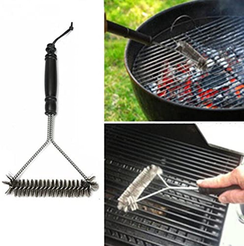 Kit de accesorios de cocina para barbacoa, cepillo de limpieza de acero inoxidable, utensilios para barbacoa, accesorios