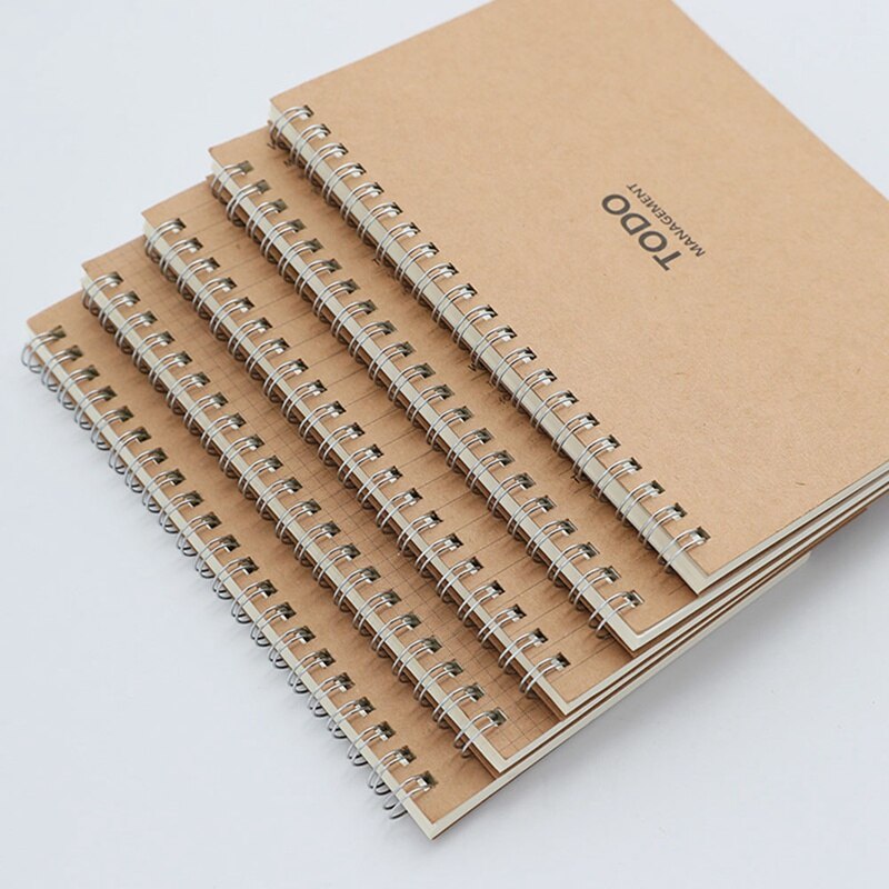 Daily Weekly Monthly Planner Spiral Notebook Time Memo important to-do list Organizer Agenda Office Schedule Stationary