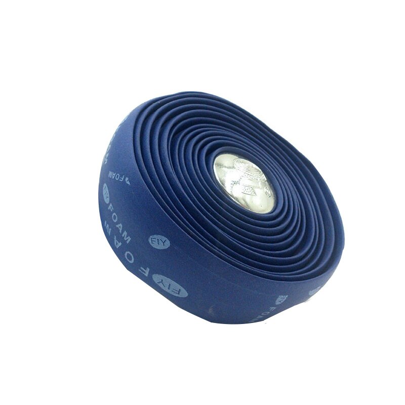 Landevejscykel bar tape sejhed vibrationsdæmpning anti-vibration bøjet styr bar tape håndtag bælte omvikling: Blå