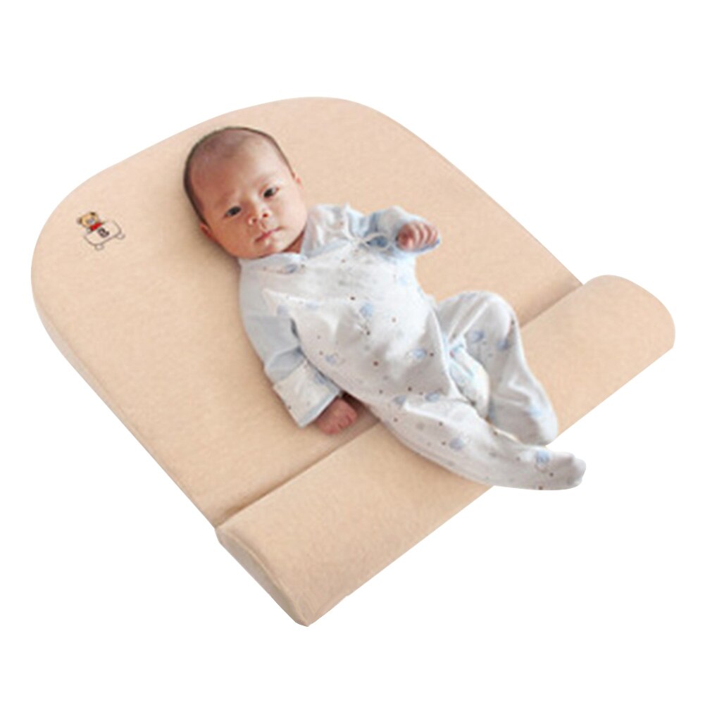 Sleep Positioning Anti Spit Milk Universal Safety Crib Accessories Reflux Proof Cushion Baby Wedge Pillow Newborn Memory Cotton: Coffee